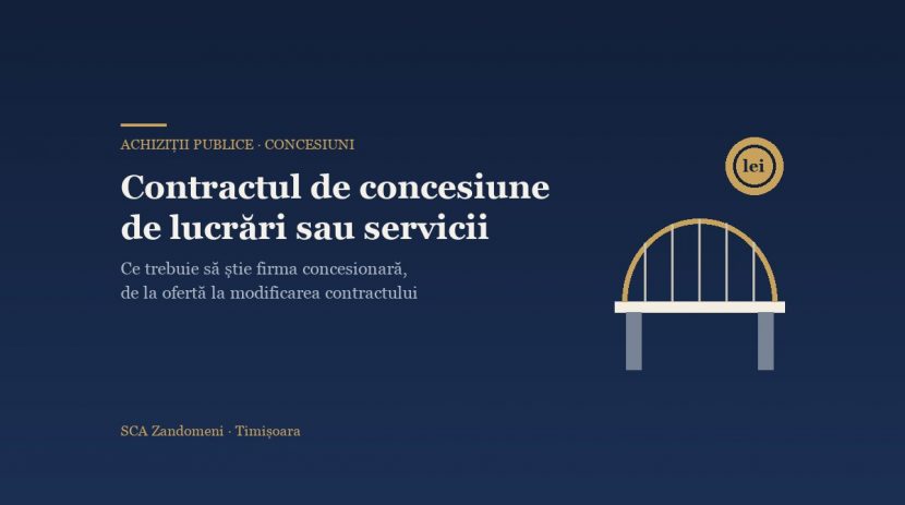 Contractul de concesiune de lucrări sau de servicii: ce trebuie să știe firma concesionară - SCA Zandomeni